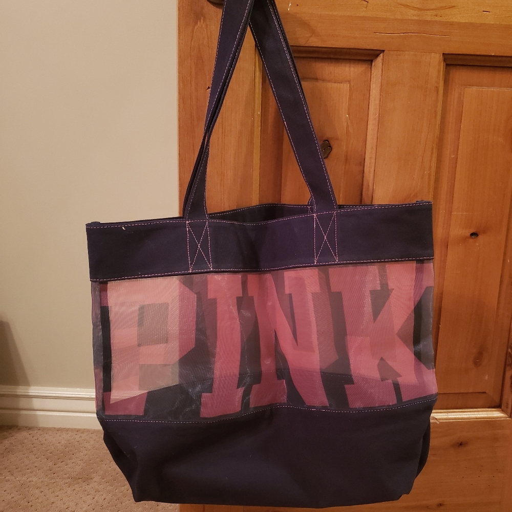 Victoria Secret mesh tote bag